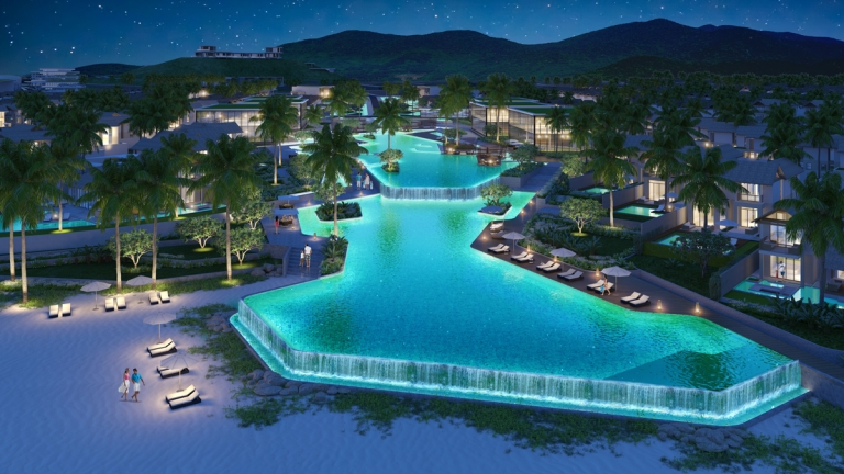 Tân Minh Nhân tiếp tục trúng thầu dự án Hồ bơi vô cực - Sun Premier Village Kem Beach Resort