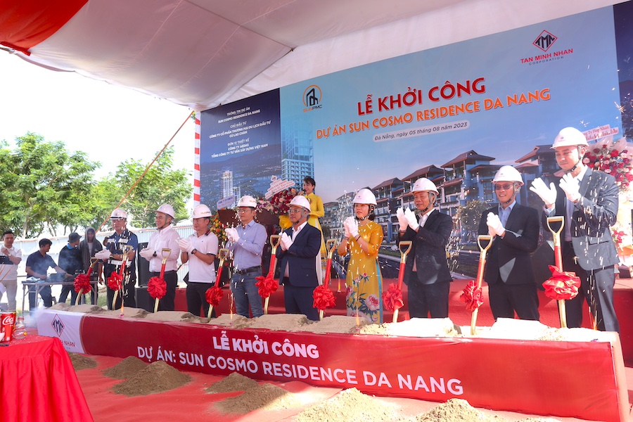 TÂN MINH NHÂN KHỞI CÔNG DỰ ÁN SUN COSMO RESIDENCE ĐÀ NẴNG