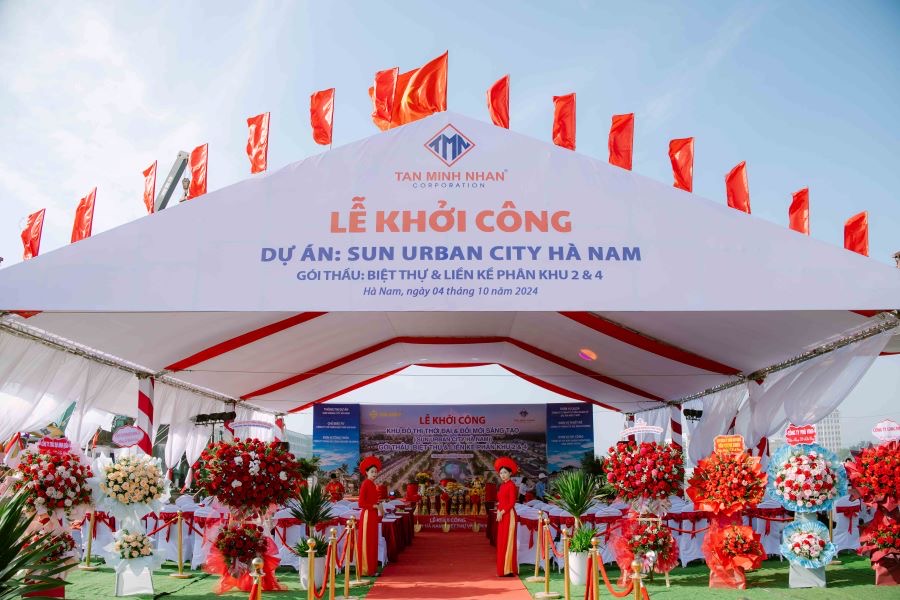 Tân Minh Nhân khởi công dự án Sun Urban City Hà Nam