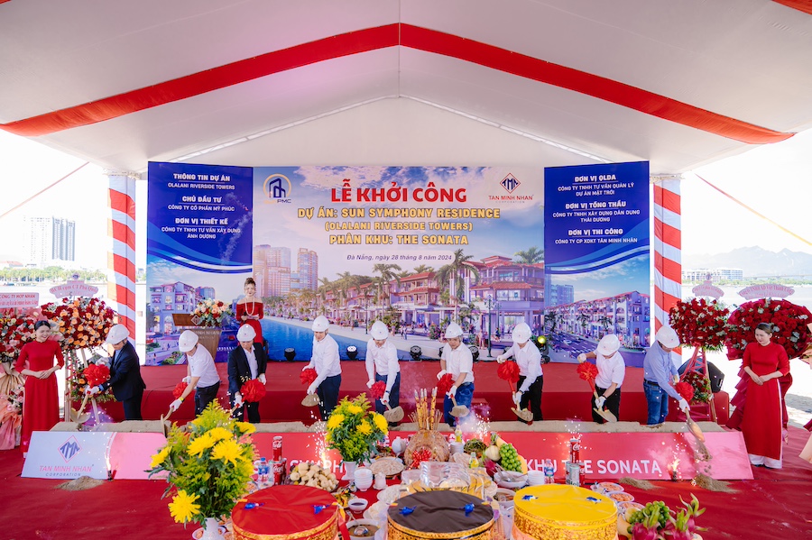 TÂN MINH NHÂN KHỞI CÔNG DỰ ÁN SUN SYMPHONY RESIDENCE ĐÀ NẴNG
